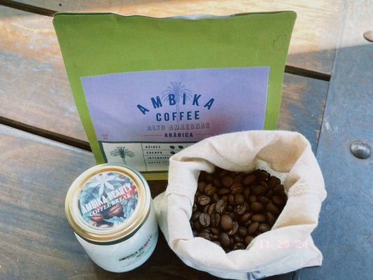 Pack: Manteca corporal Coffee Break 70gr + 220gr de café en grano "Alto Amazona Ambika"