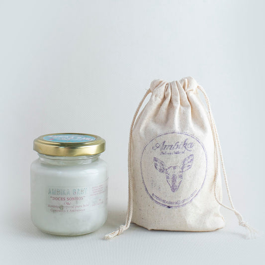 Manteca corporal "Baby Ambika, dulces sueños" Manzanilla & Almendras