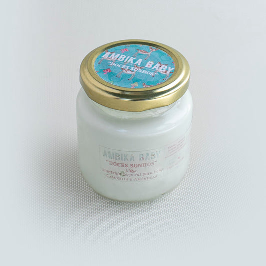 Manteca corporal "Baby Ambika, dulces sueños" Manzanilla & Almendras